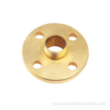 Brass thread connection flange